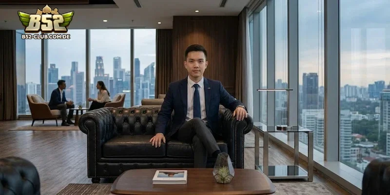 Chân dung vị CEO Phan Tuấn lịch lãm tại văn phòng làm việc