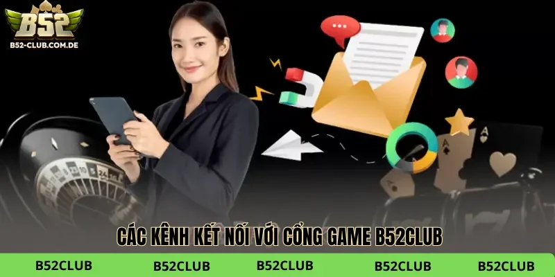 Cổng game hỗ trợ hội viên liên hệ đến B52club đa kênh