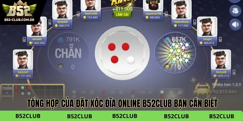 Tổng hợp của đặt xóc đĩa online B52club bạn cần biết